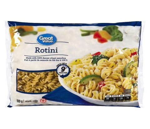 Great Value Rotini Pasta 900g